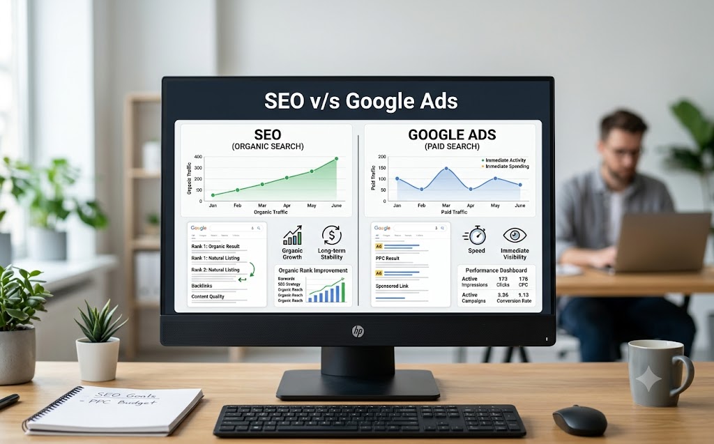 SEO v/s Google Ads