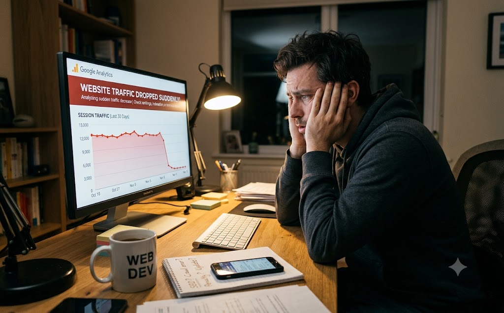 Why has my Website Traffic dropped Suddenly